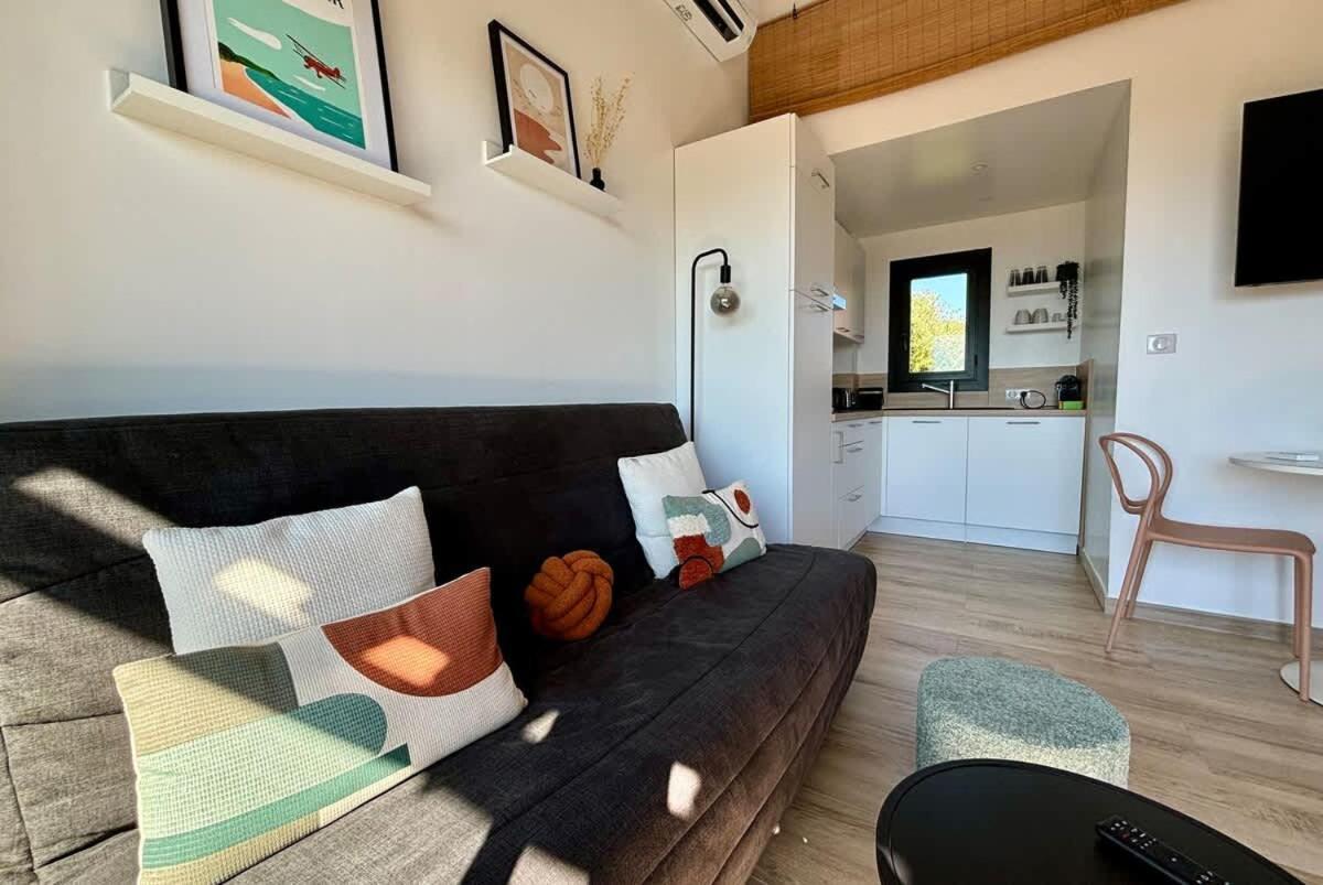 Studio Vue Mer A Porticcio Piscine Et Parking Zewnętrze zdjęcie